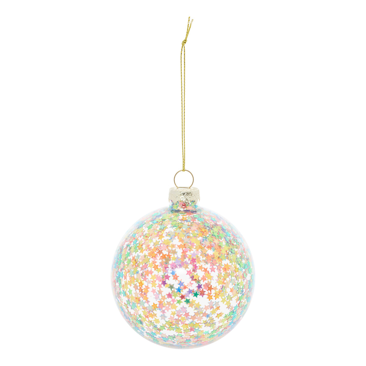 Bola de natal estrelas 8cm
