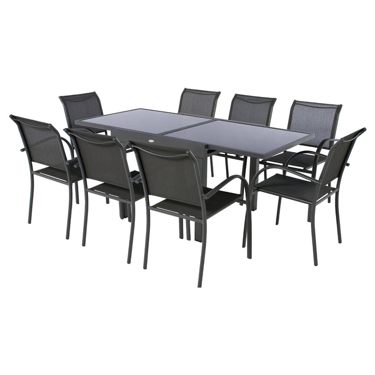 Mesa extensível PIAZZA cinza graphite 90-180cm,  Mesa extensível PIAZZA cinza graphite 90-180cm