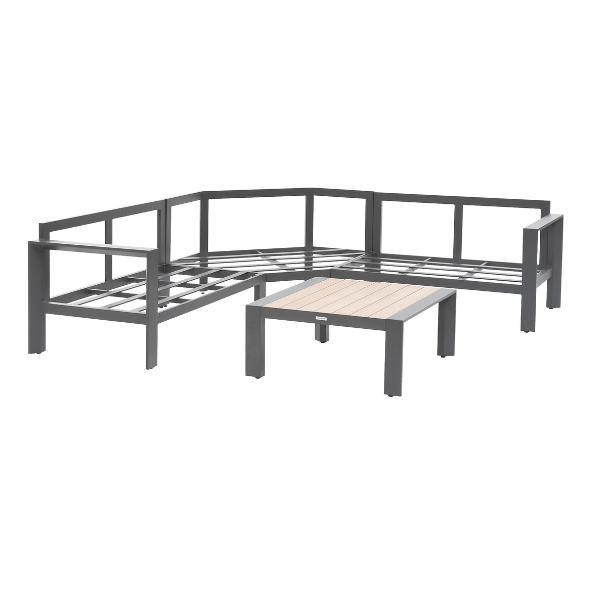 Conjunto de jardim &acirc;ngulo &Eacute;VASION cinza escuro