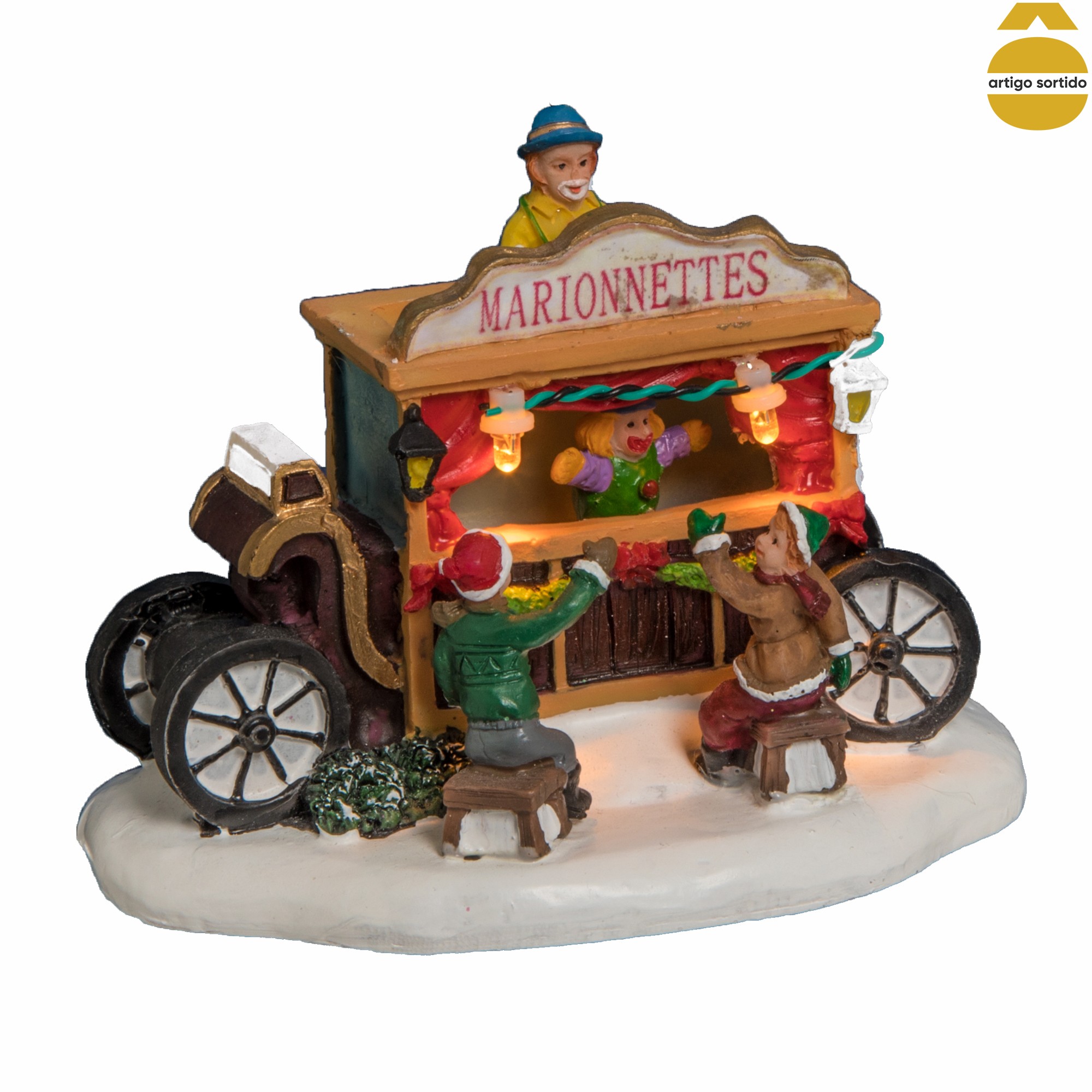 Mini cenário natalício luminoso