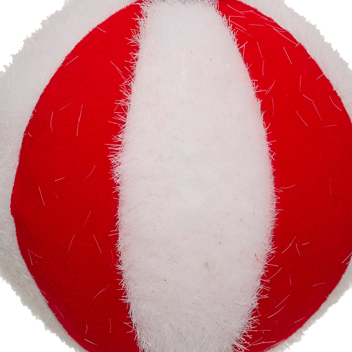 Conjunto de 22 bolas de natal com riscas