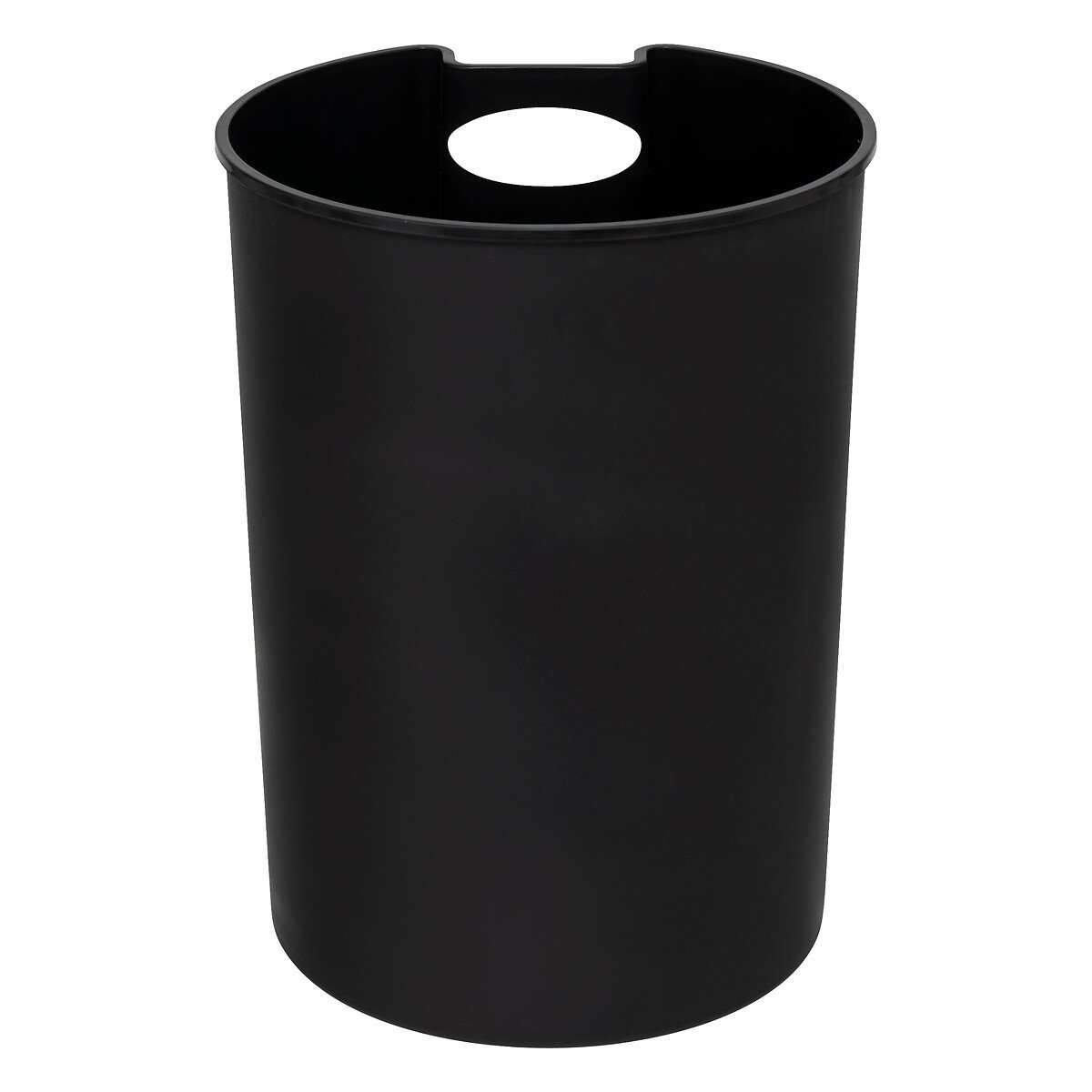 Balde do lixo com pedal DELTA preto em metal 6l