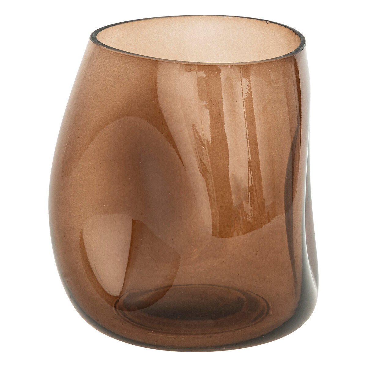 Jarra de vidro castanha BRAVI 16cm