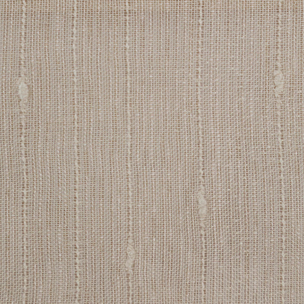 Cortina efeito riscas bege 140x240cm