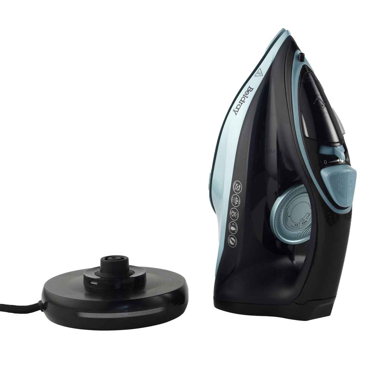 Ferro a vapor sem fio 2 em 1 BELDRAY 2600w,  Ferro a vapor sem fio 2 em 1 BELDRAY 2600w