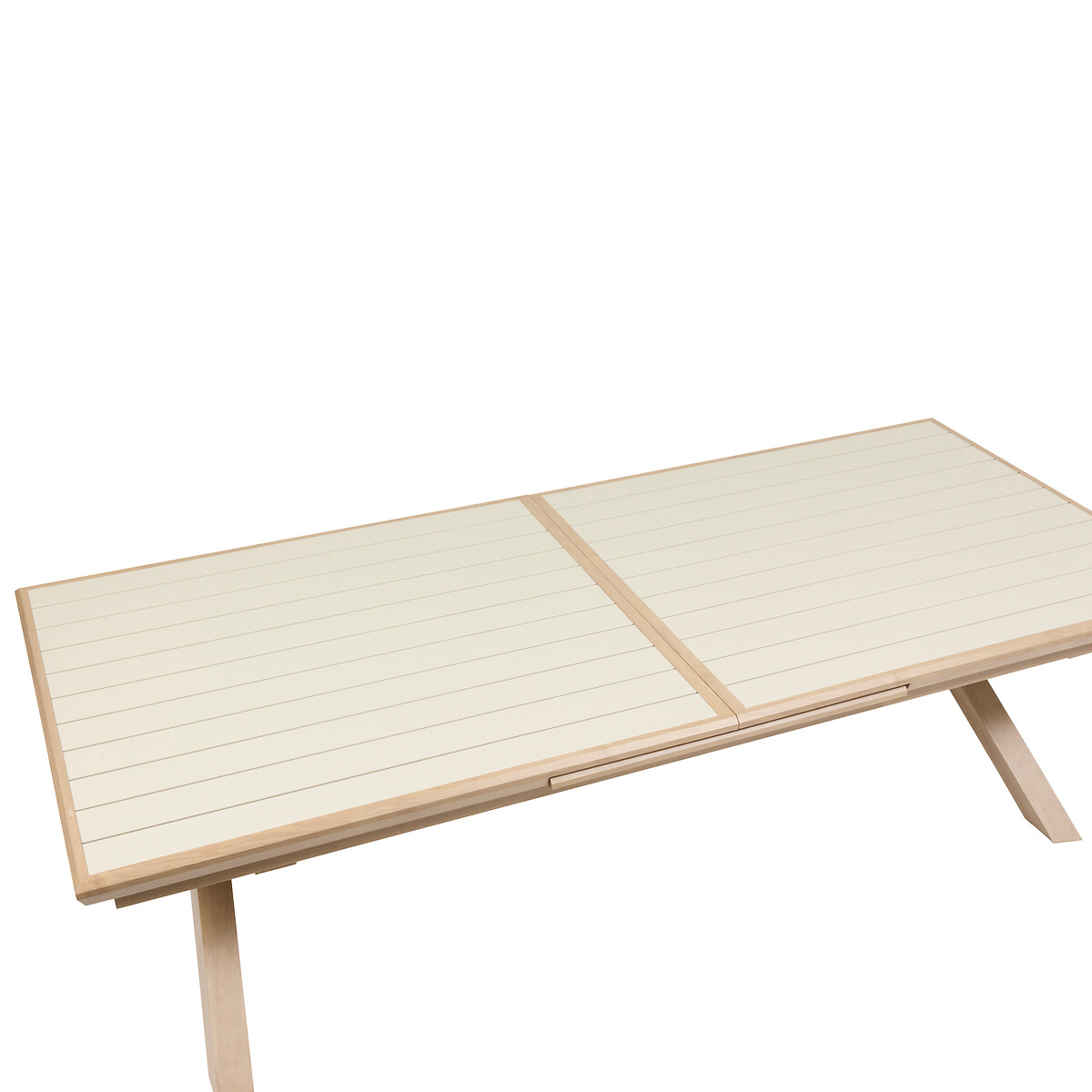 Mesa extens&iacute;vel AXIOME honey argile efeito madeira