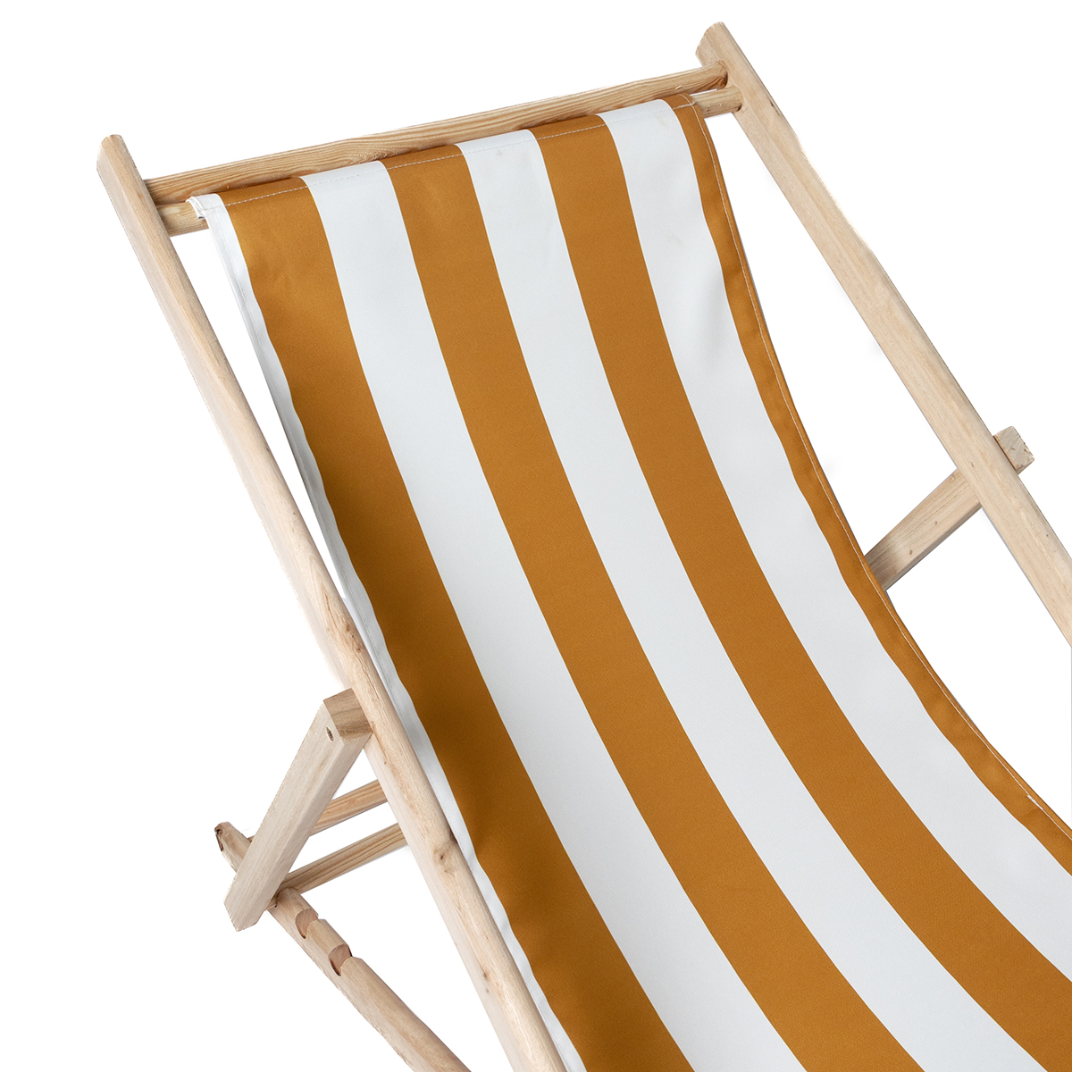 Espregui&ccedil;adeira riscas branco e amarelo