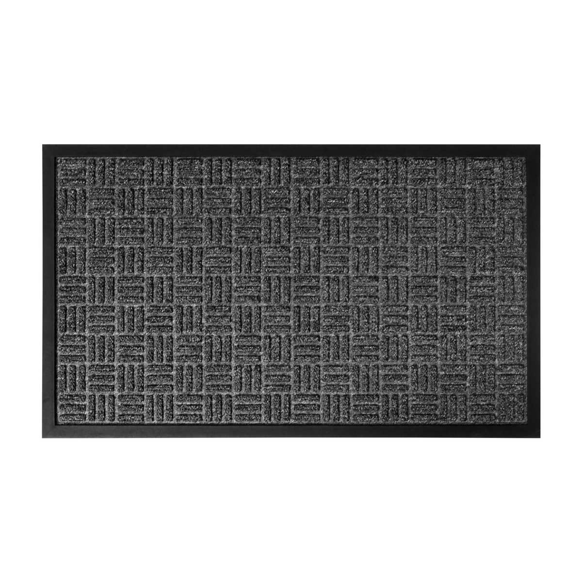 Tapete YVAN cinza escuro 45x75cm