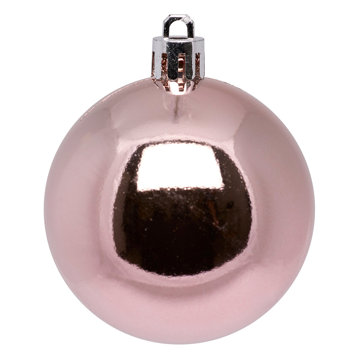 Conjunto 25 bolas de natal rosa 6cm