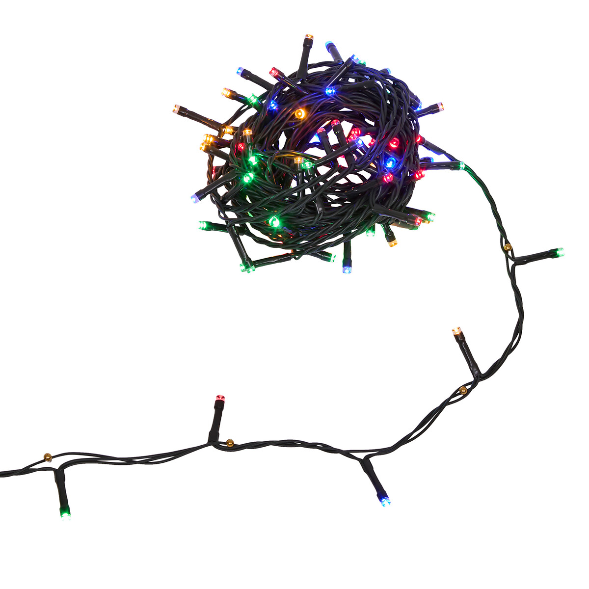 S&eacute;rie de natal multicolor 80LED 6M