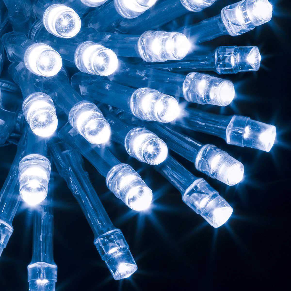 Série luminosa de natal azul 100 leds 10m