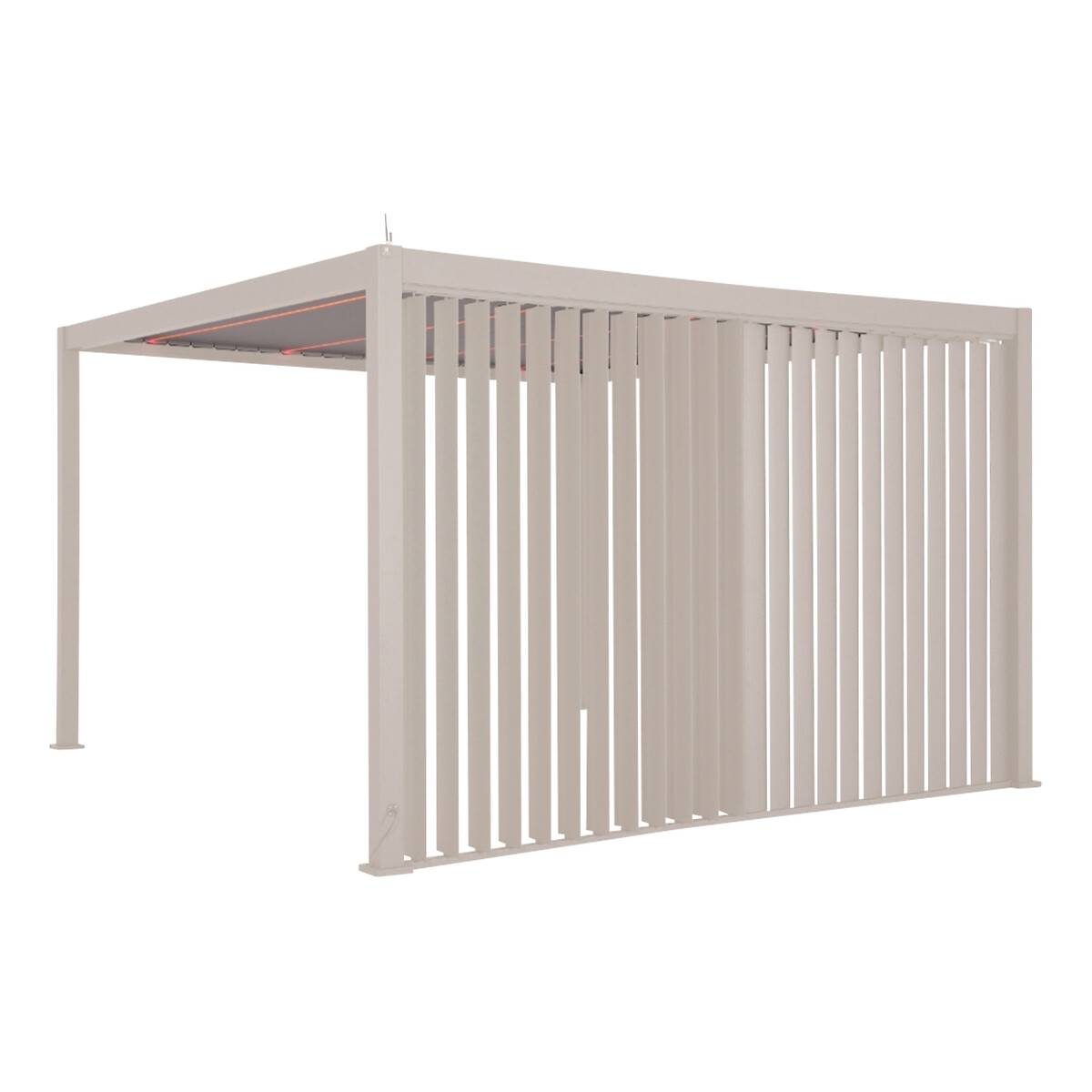 Persiana vertical argile para p&eacute;rgola &Eacute;VORA 3m
