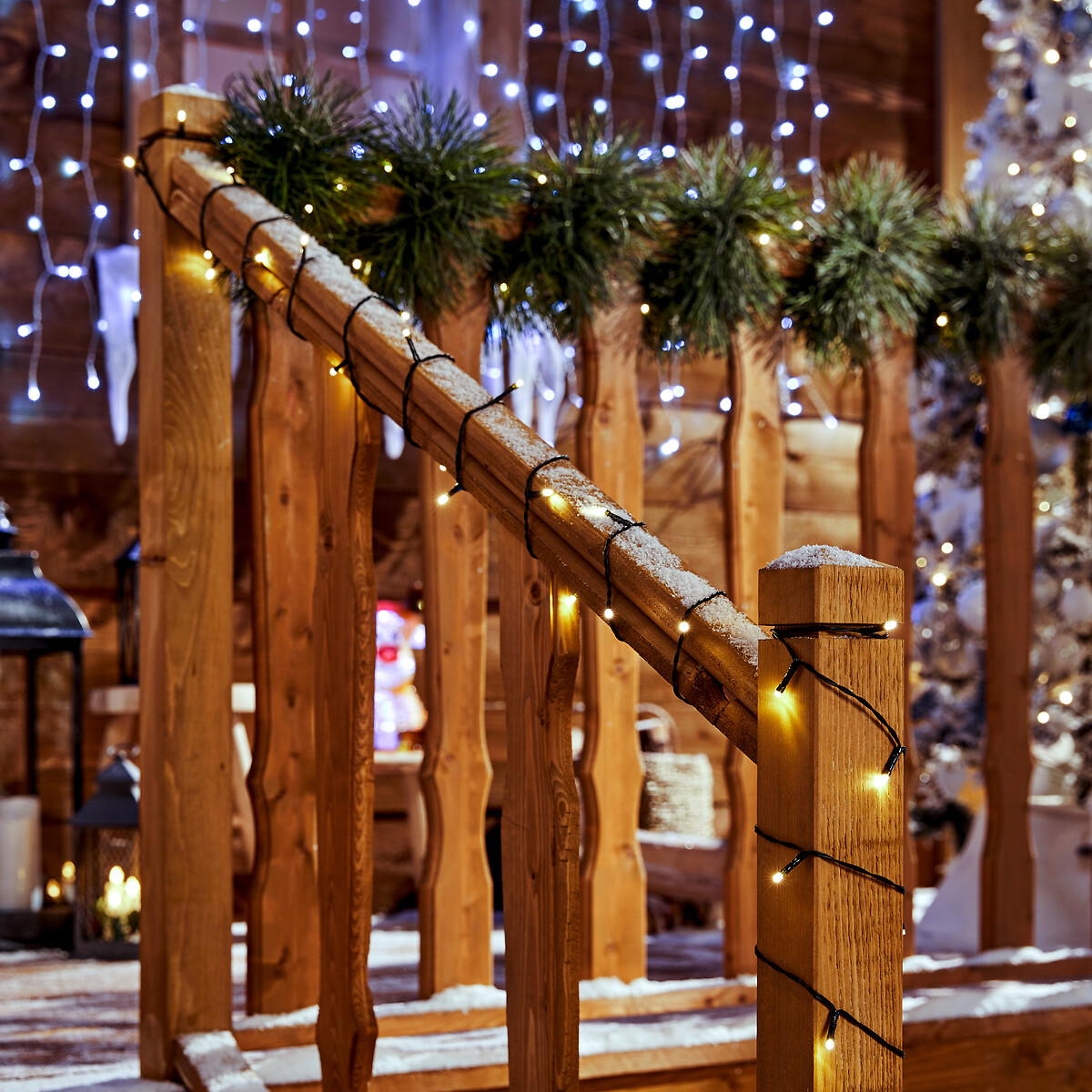 Série de natal branco quente 200LED 20M