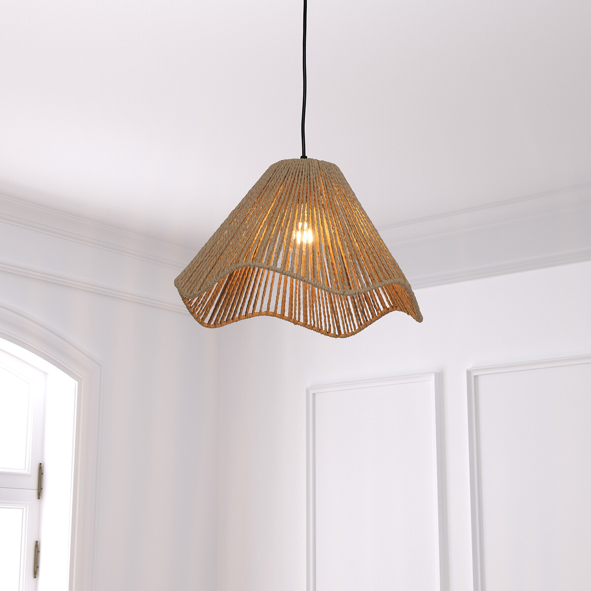 Cabo el&eacute;trico NOE preto para candeeiro suspenso 80cm