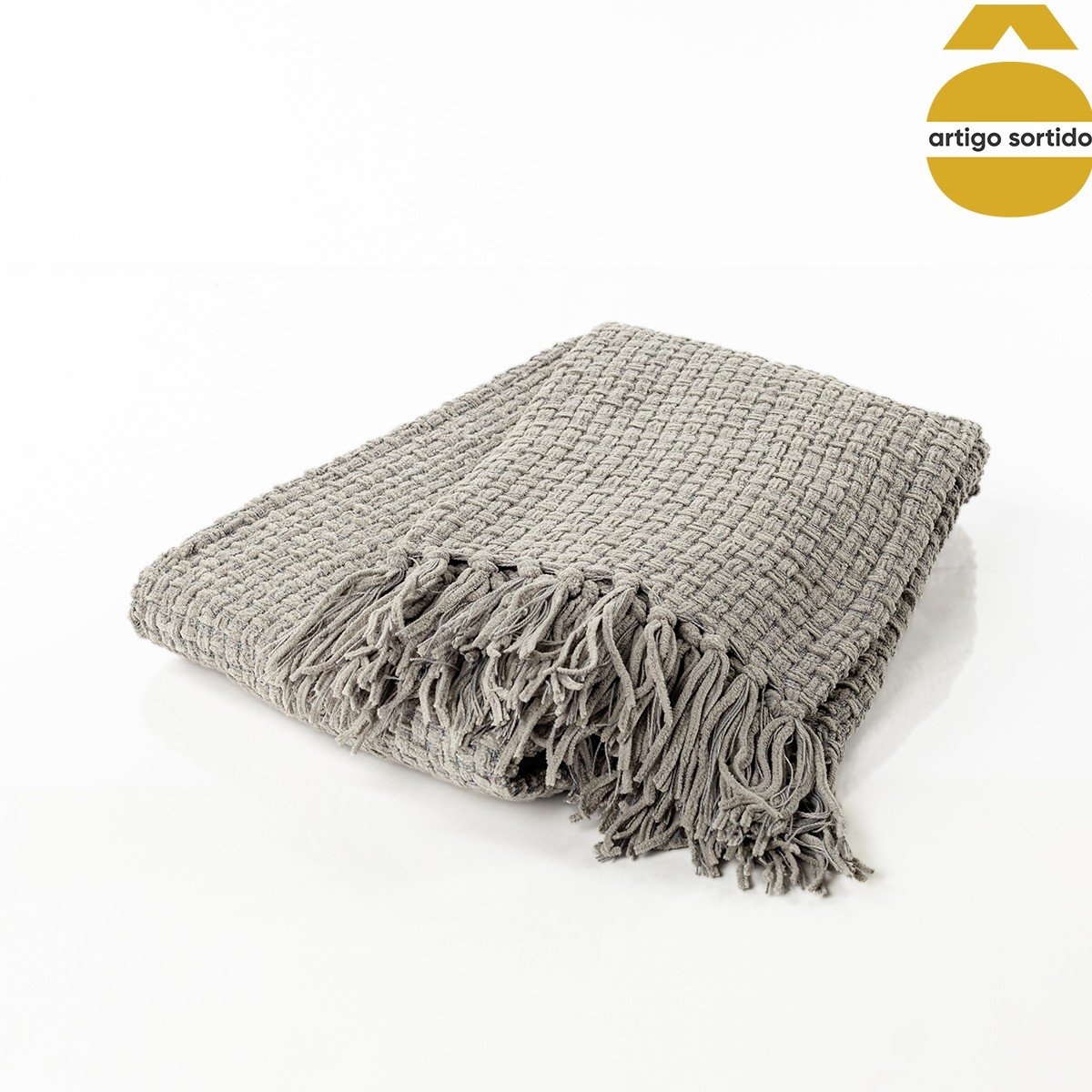 Manta com franjas 127x152cm