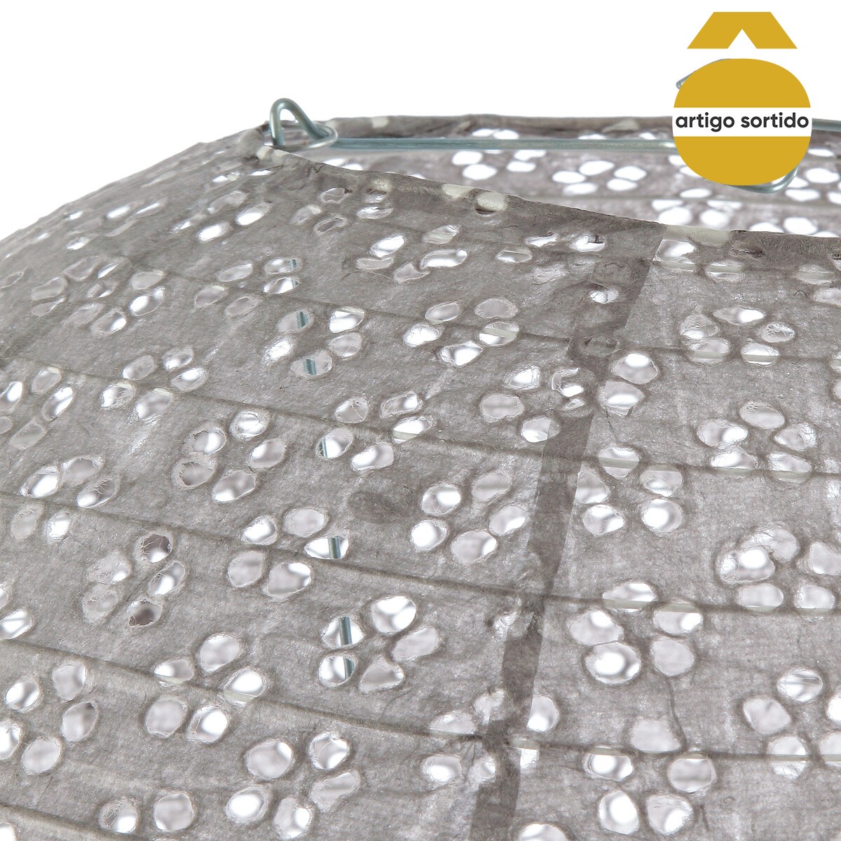 Candeeiro de teto em papel arroz 45cm