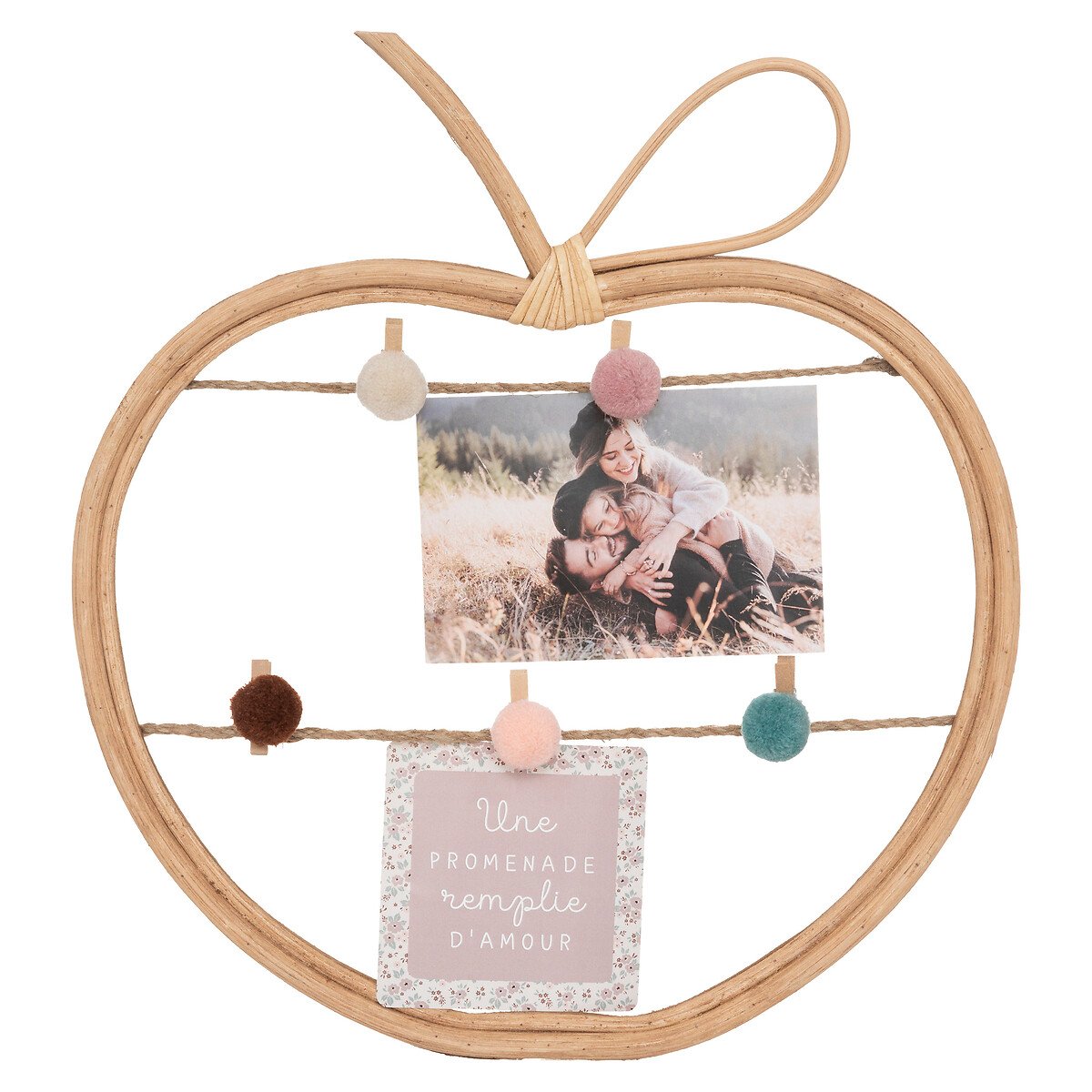 Moldura POMME bege em rattan