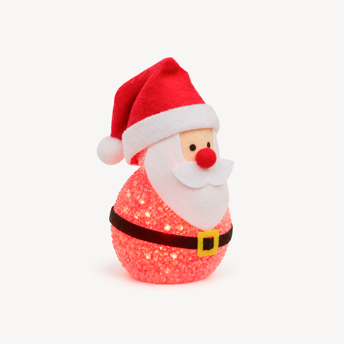 Pai natal com led 12cm