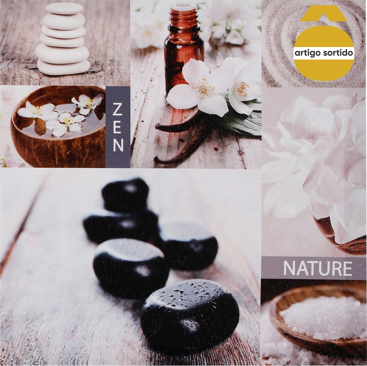 Quadro decorativo ZEN ROMANCE 28x28cm