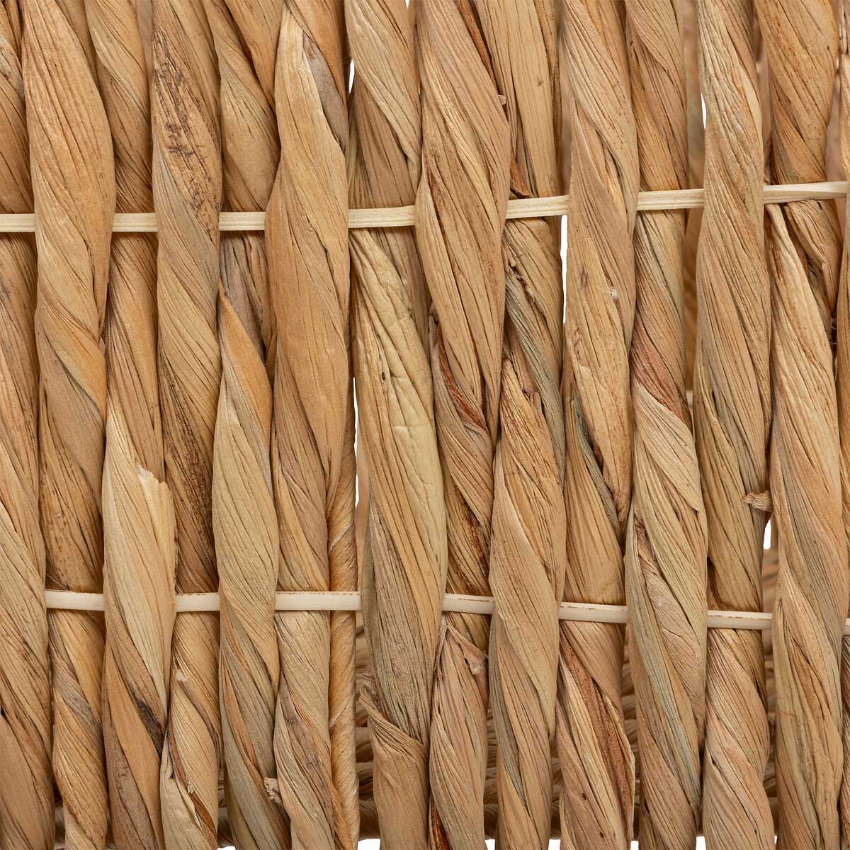 Cesto MAURA bege em jacinto 24x34cm