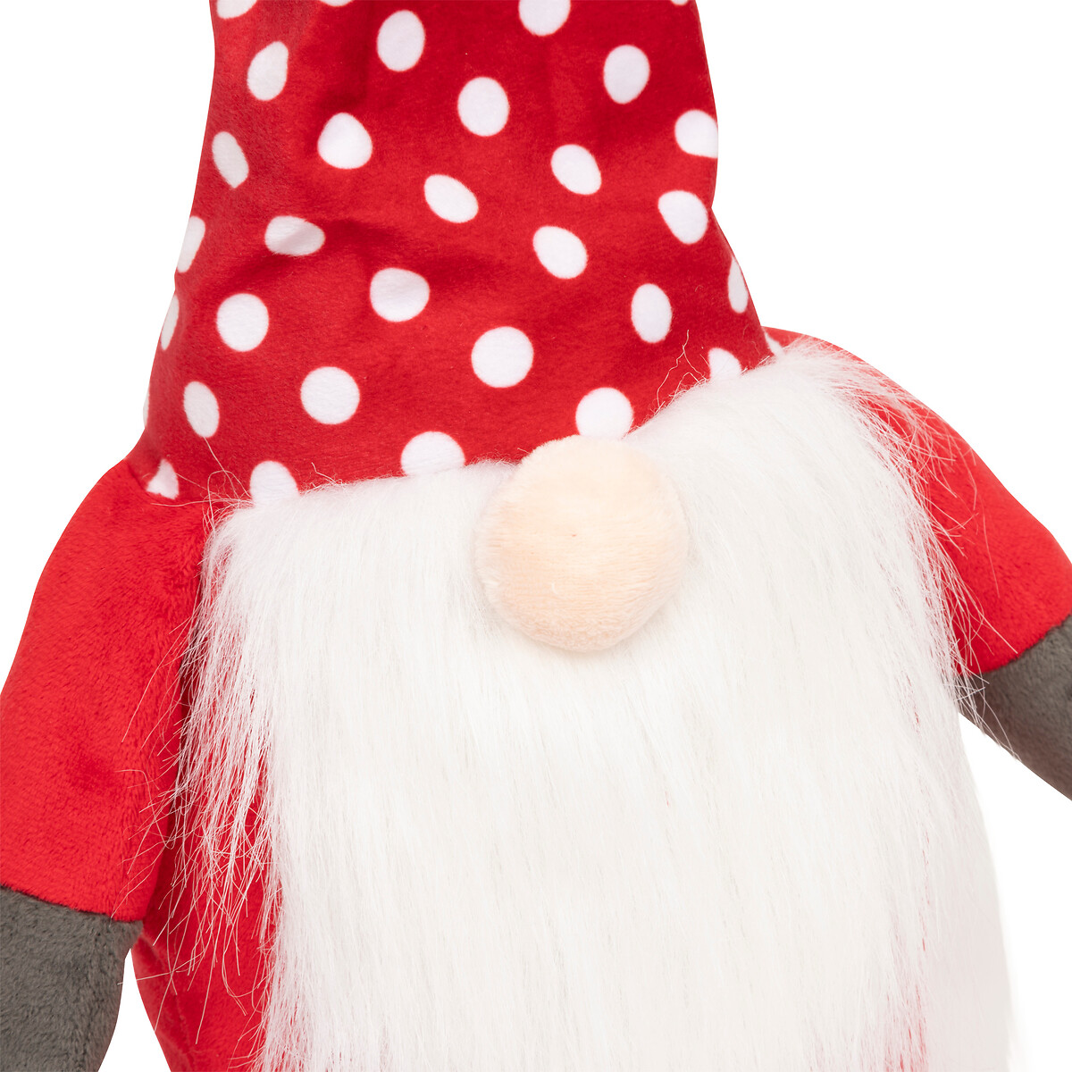 Figura de gnomo com luz - m&uacute;sica - movimento 23x24cm