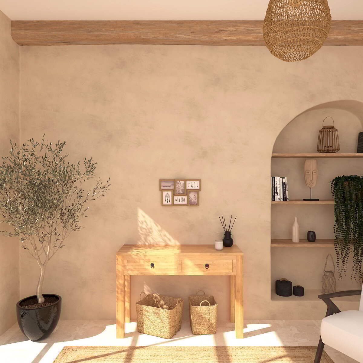 Multimoldura NATURE para 6 fotos