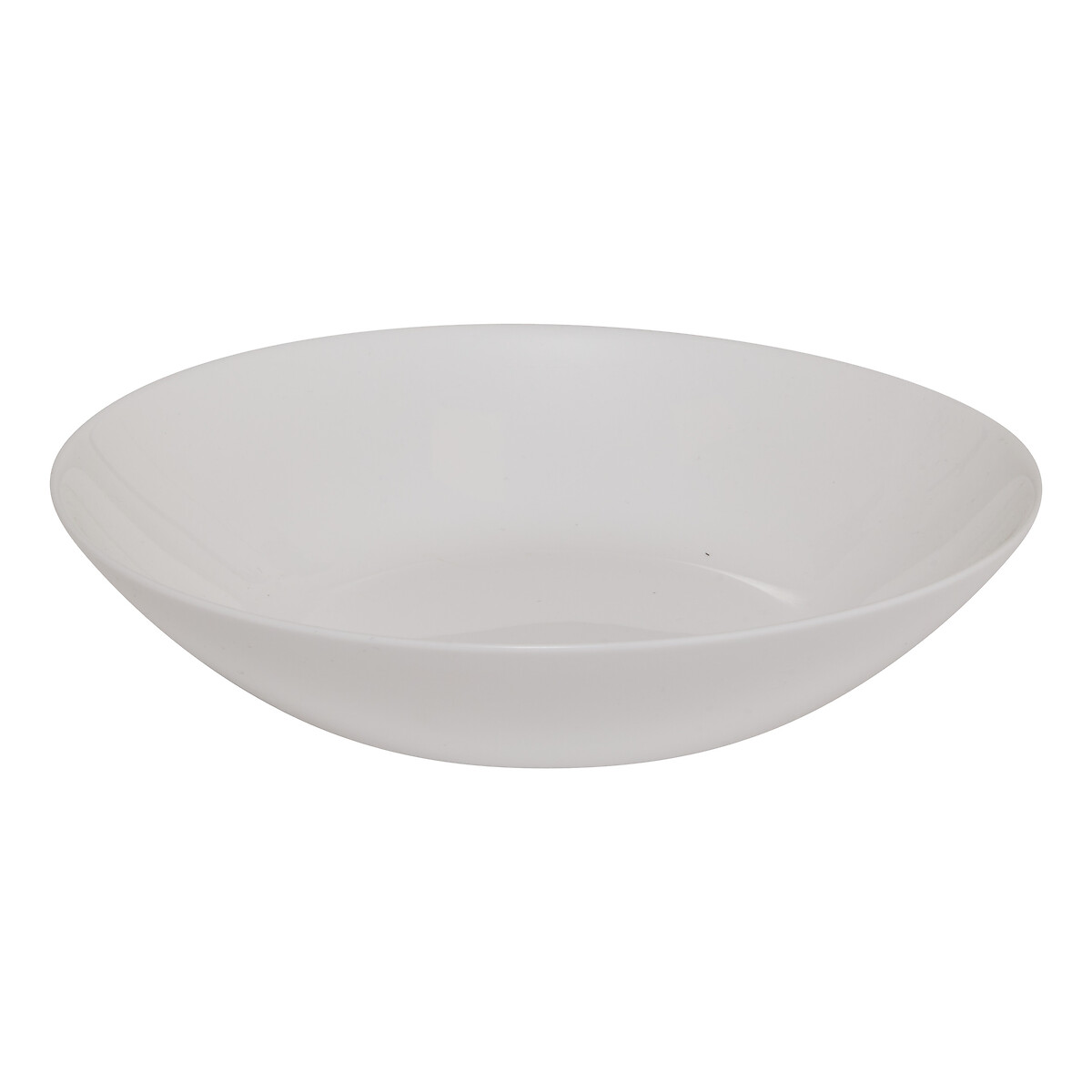 Prato de sopa LOUISE branco em vidro 20cm