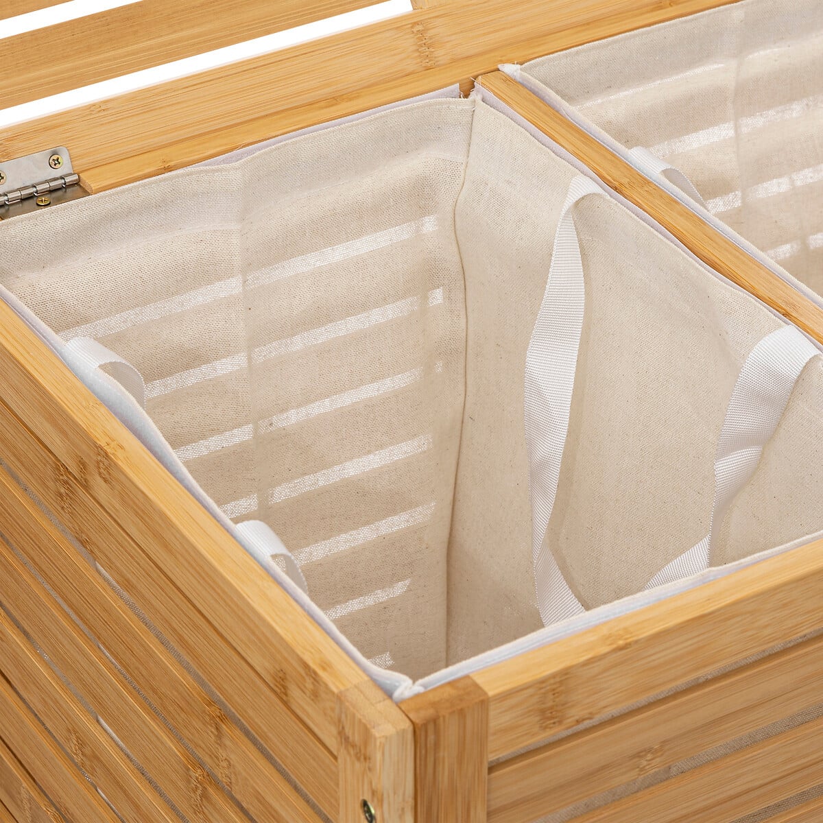 Cesto wc duplo bambu 100l