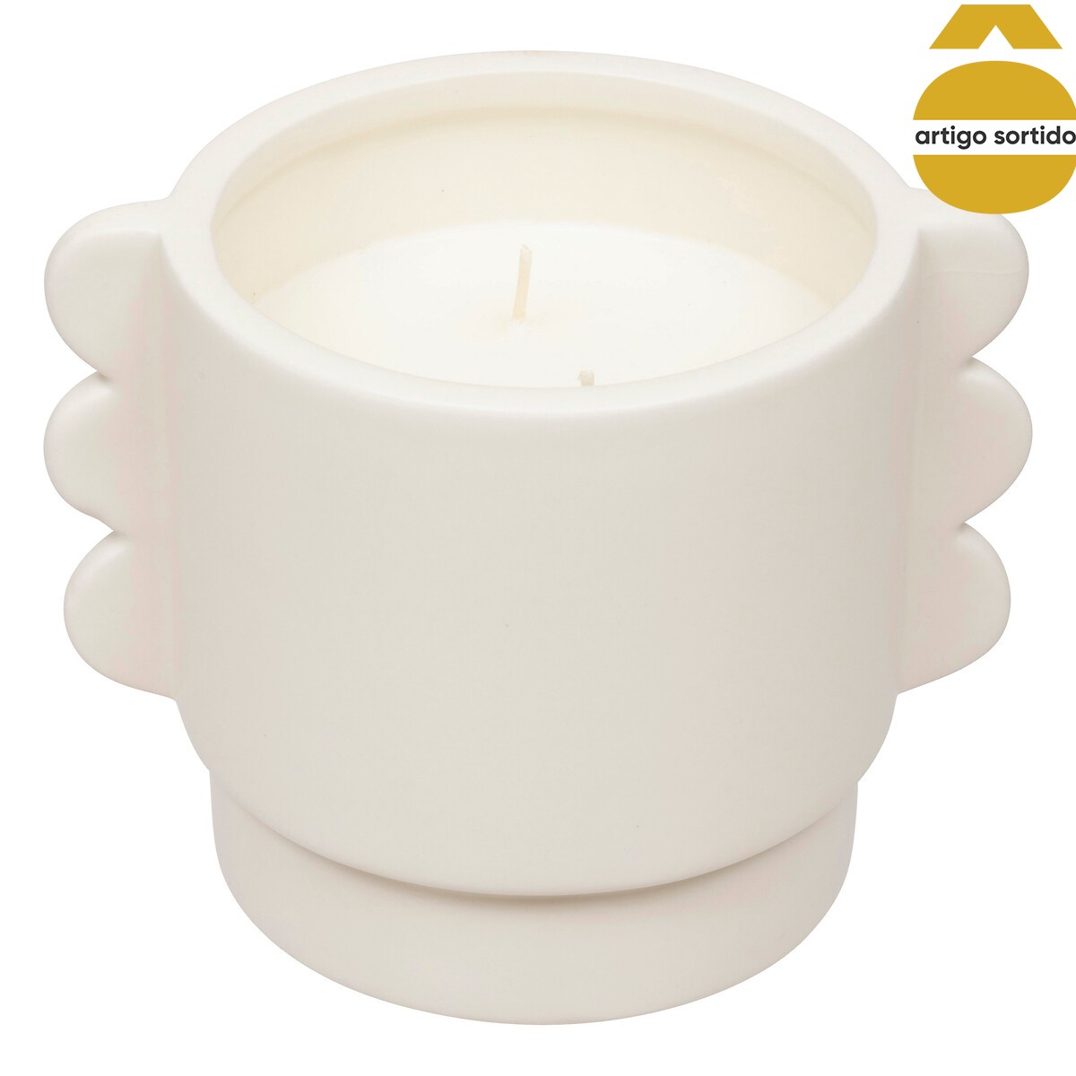 Vela perfumada BLI com casti&ccedil;al em cer&acirc;mica