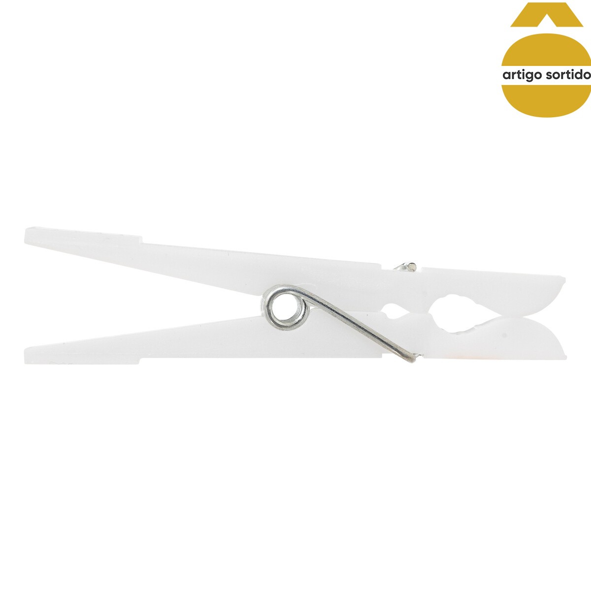 Conjunto de 24 molas em plástico coloridas