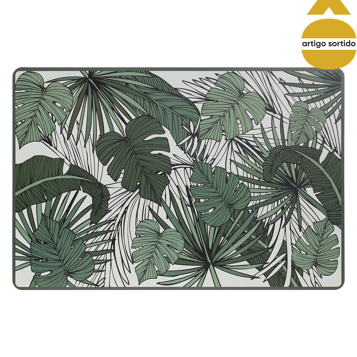 Individual de mesa jungle  verde 30x45cm