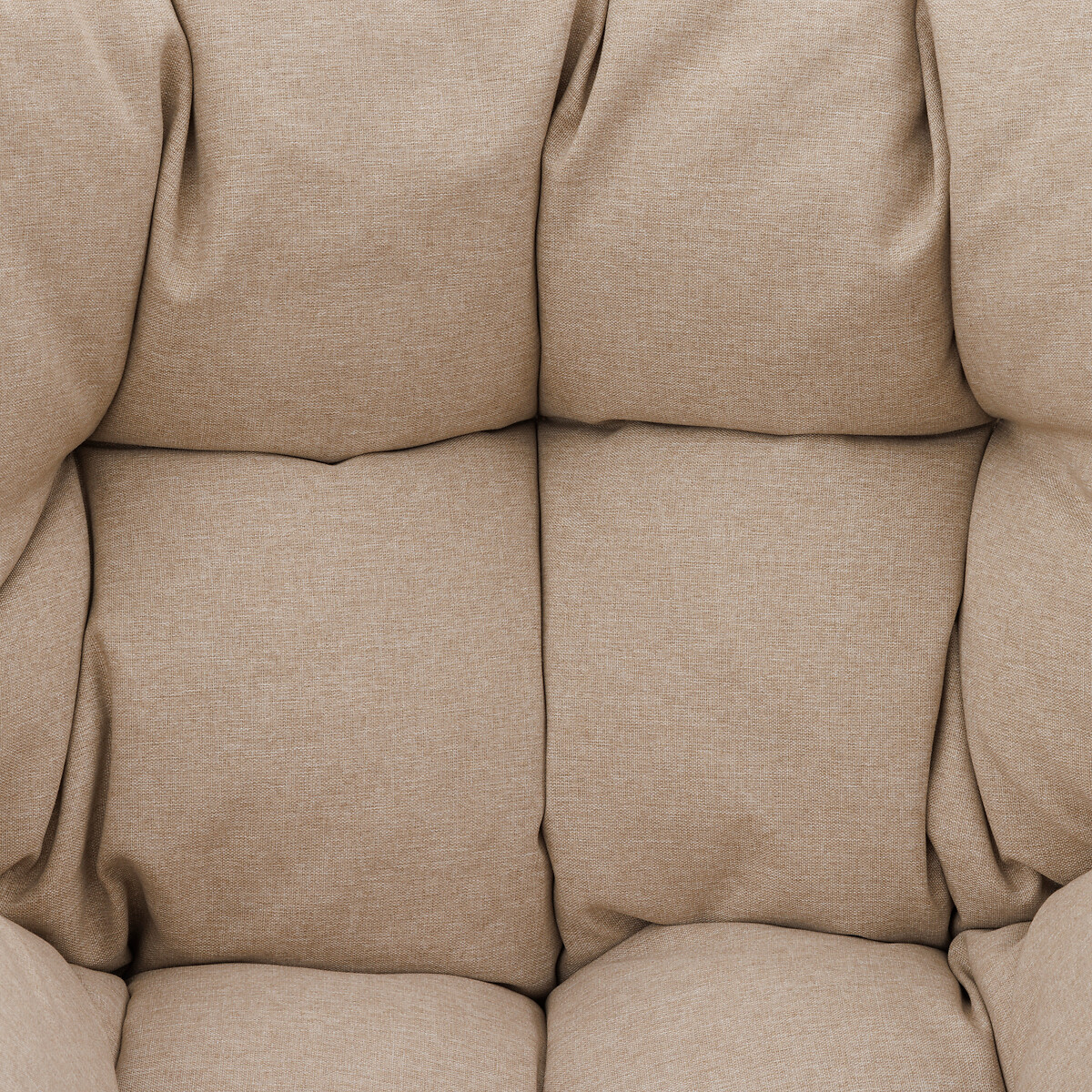 Cadeir&atilde;o de jardim MELOANE efeito madeira