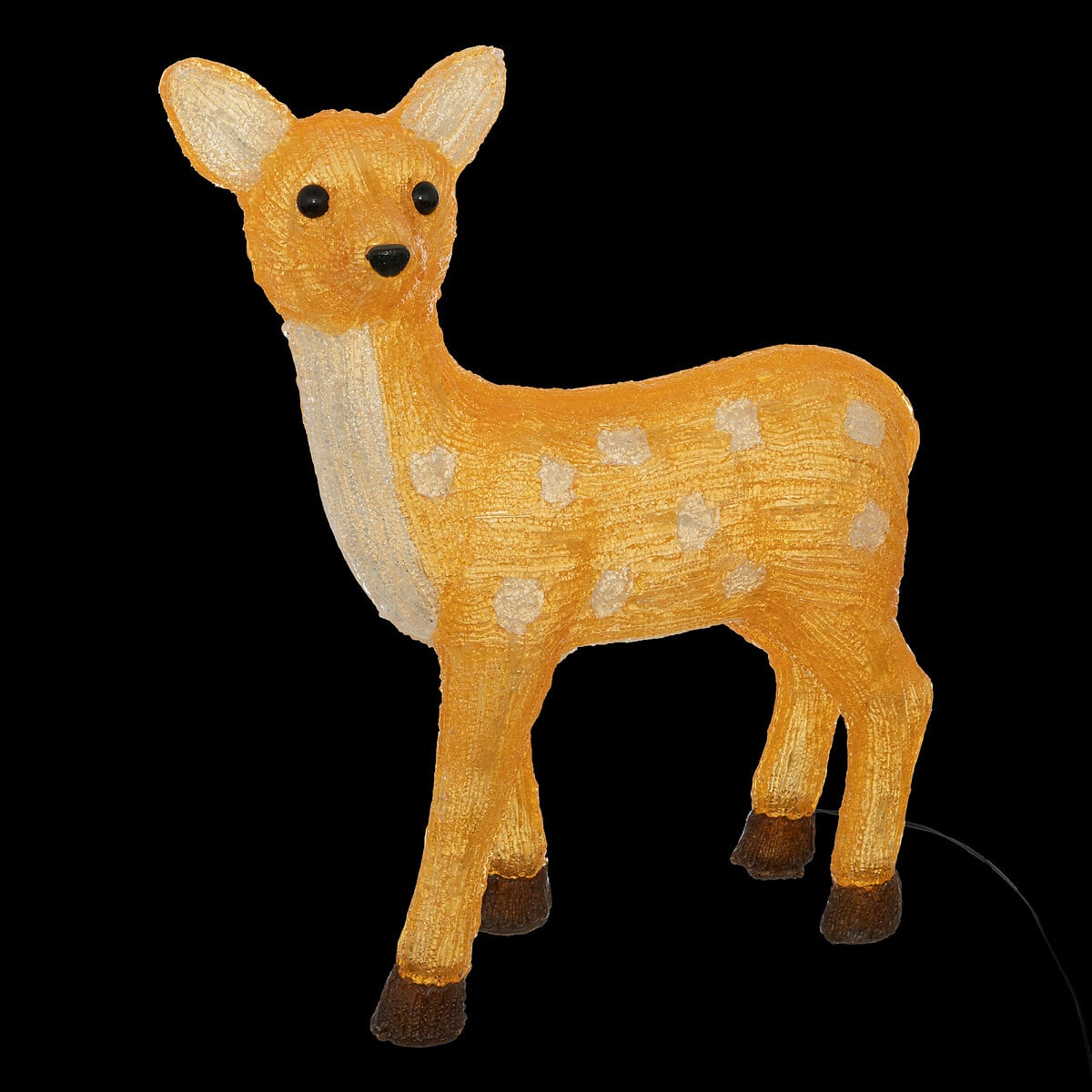 Figura de cervo luminosa 39x48cm
