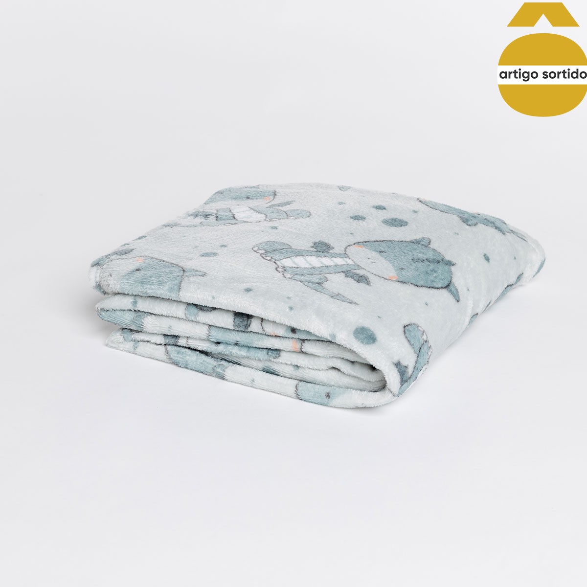 Manta com animais 120x160cm