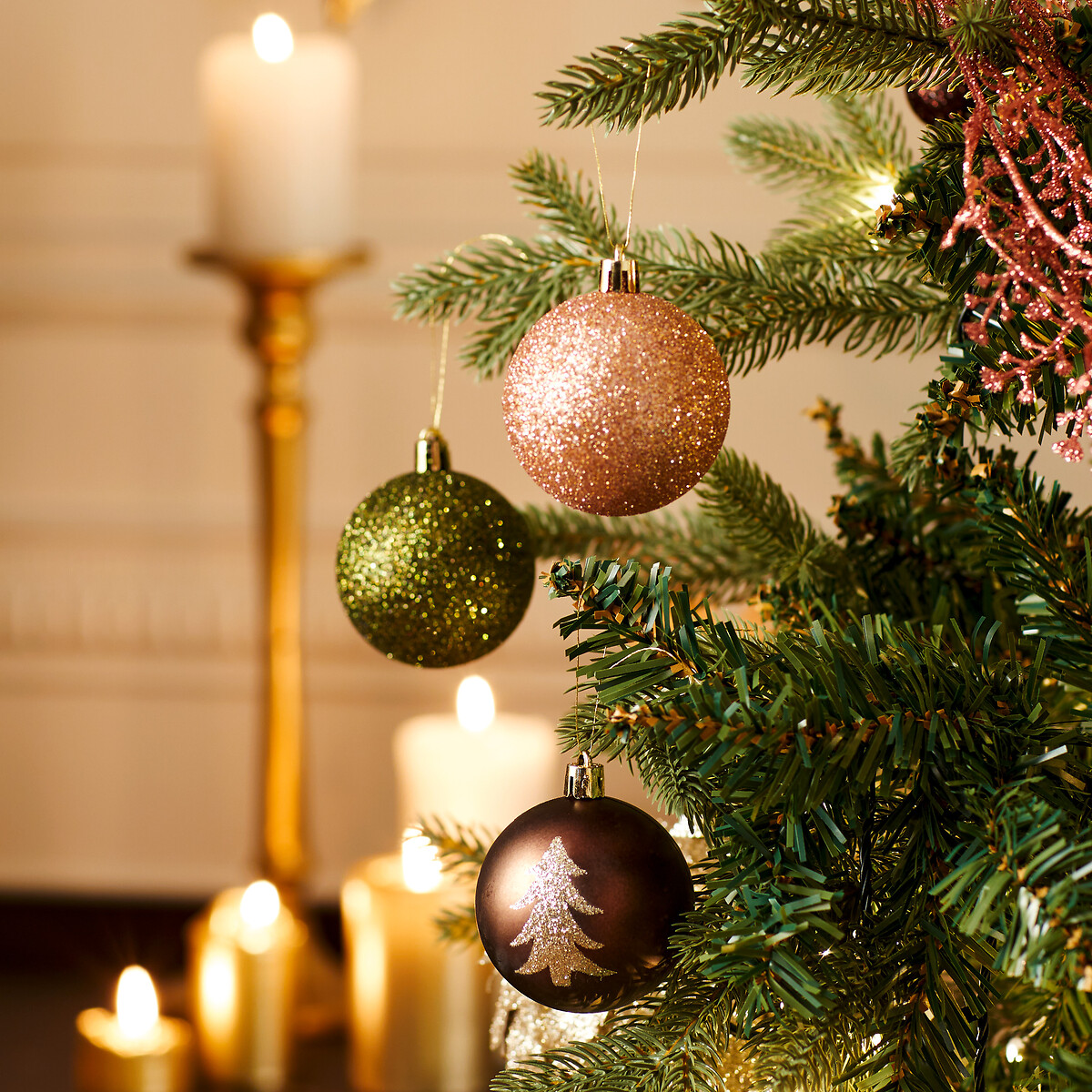 Conjunto de 44 peças para decoração árvore