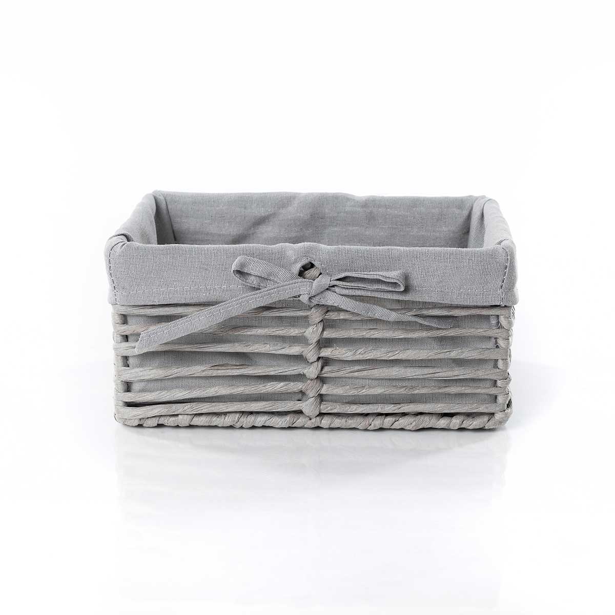 Cesto wc cinza 16x25cm