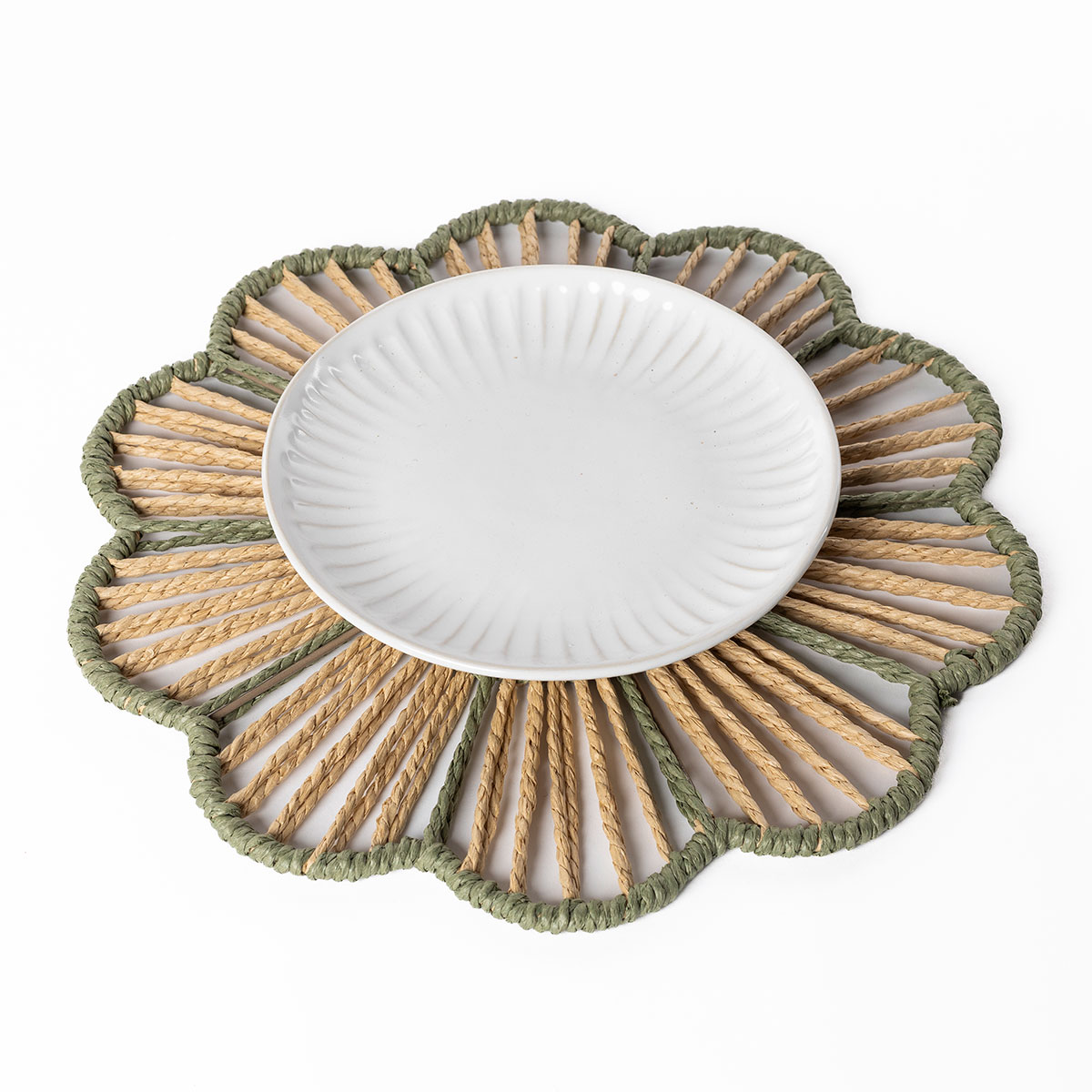 Individual de mesa BLOOMY verde 38cm