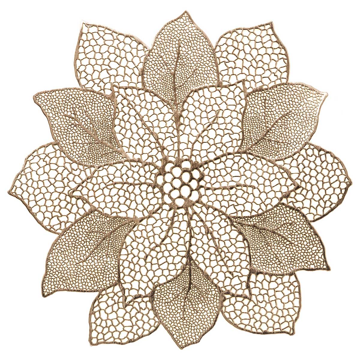 Individual de mesa flor dourada 44cm