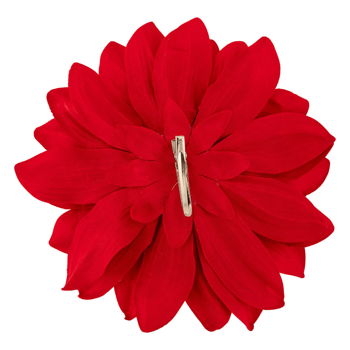 Flor dalia vermelha 20cm