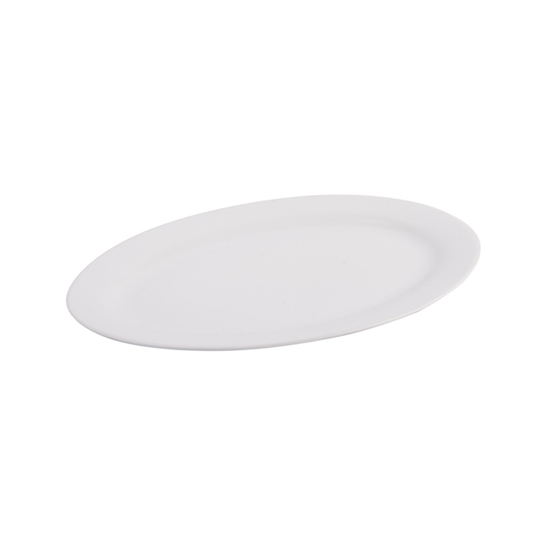 Travessa GIZ branco em cer&acirc;mica 35cm