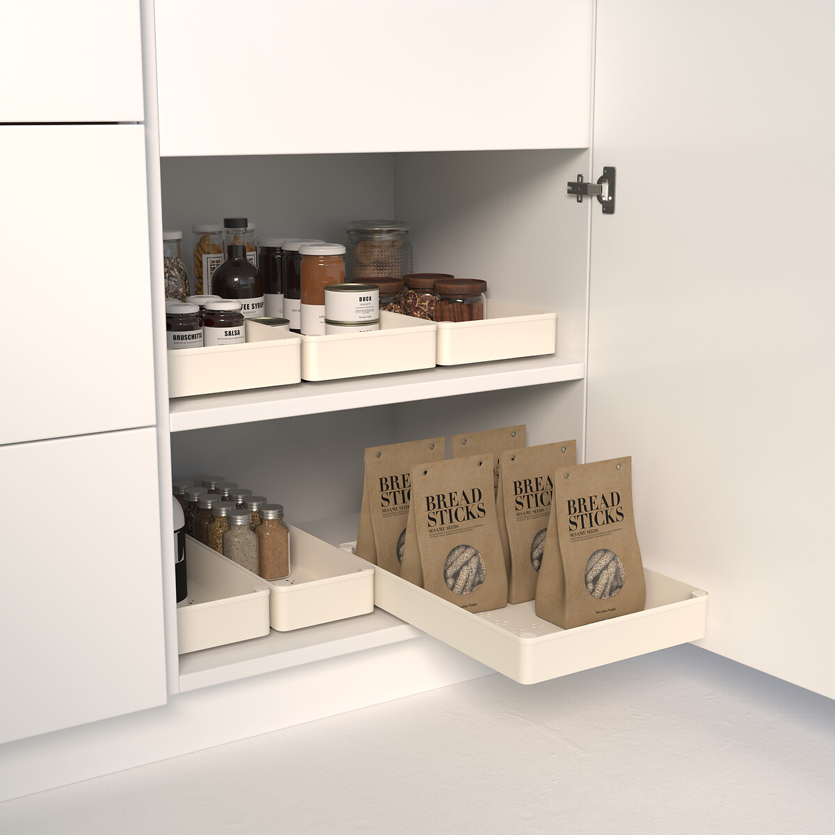 Caixa organizadora deslizante