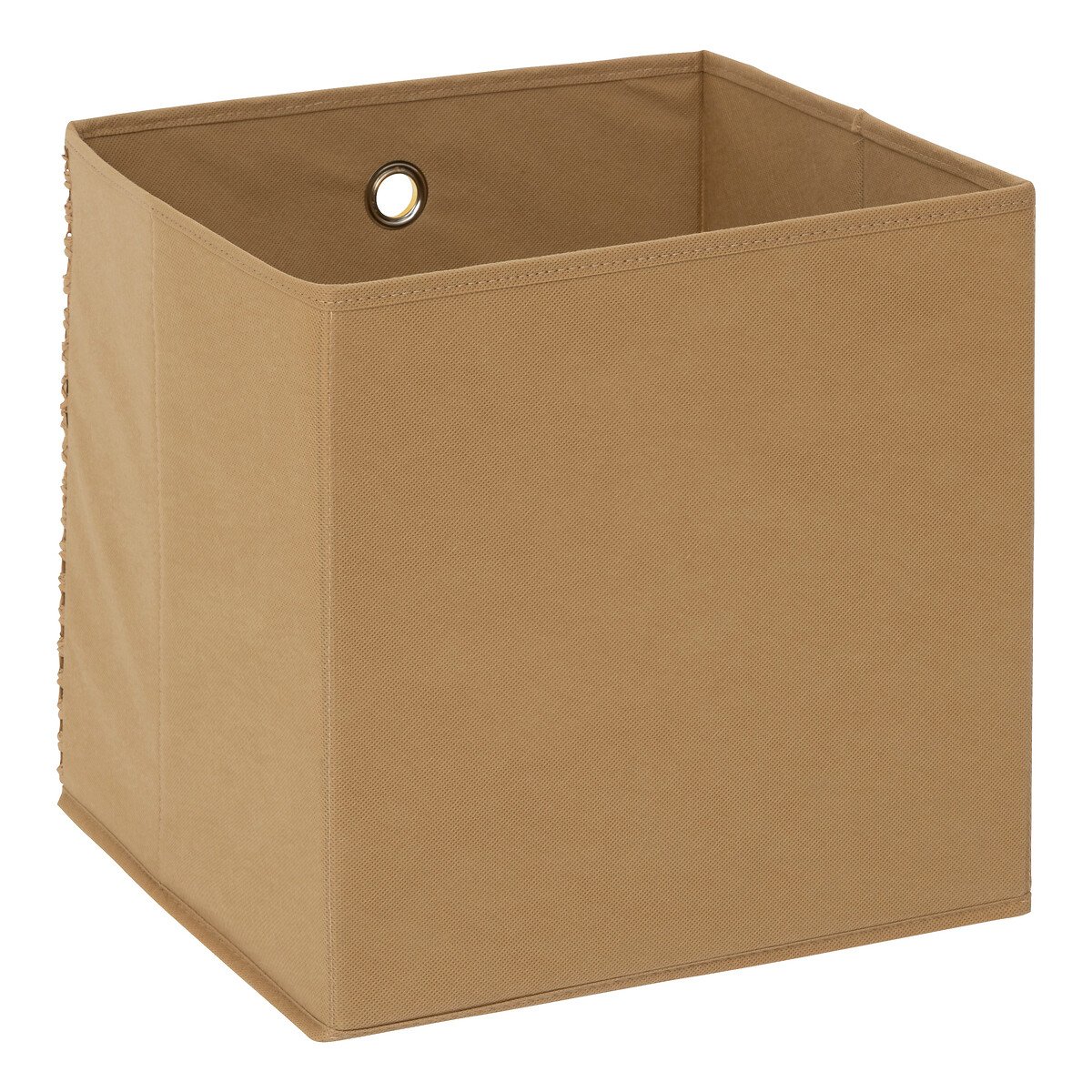 Caixa de arruma&ccedil;&atilde;o castanho 31x31cm