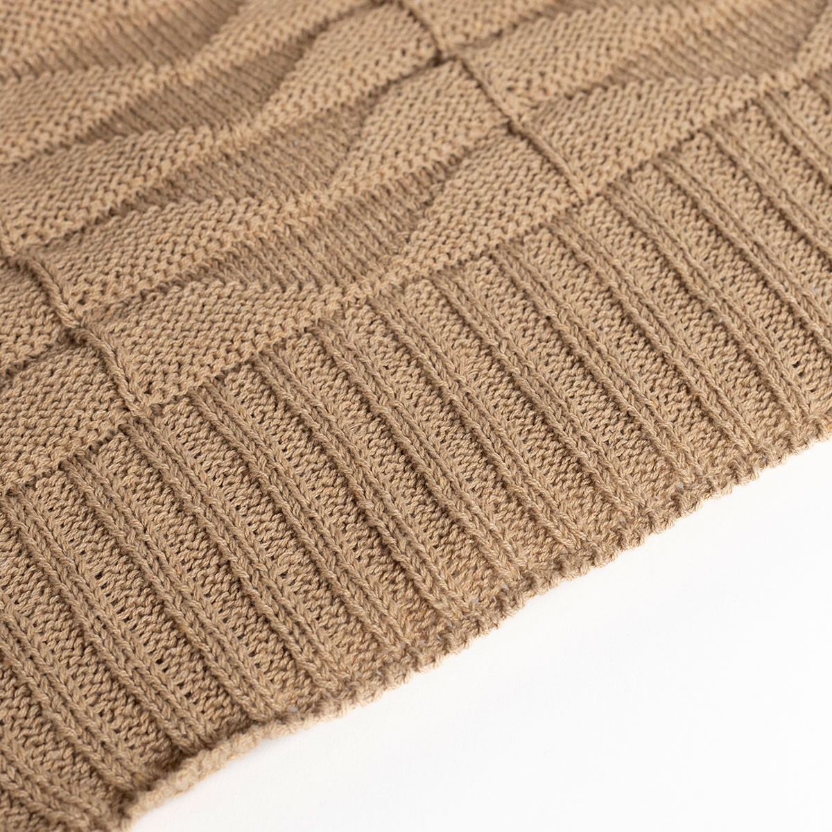 Manta CHEVRON bege 130x160cm