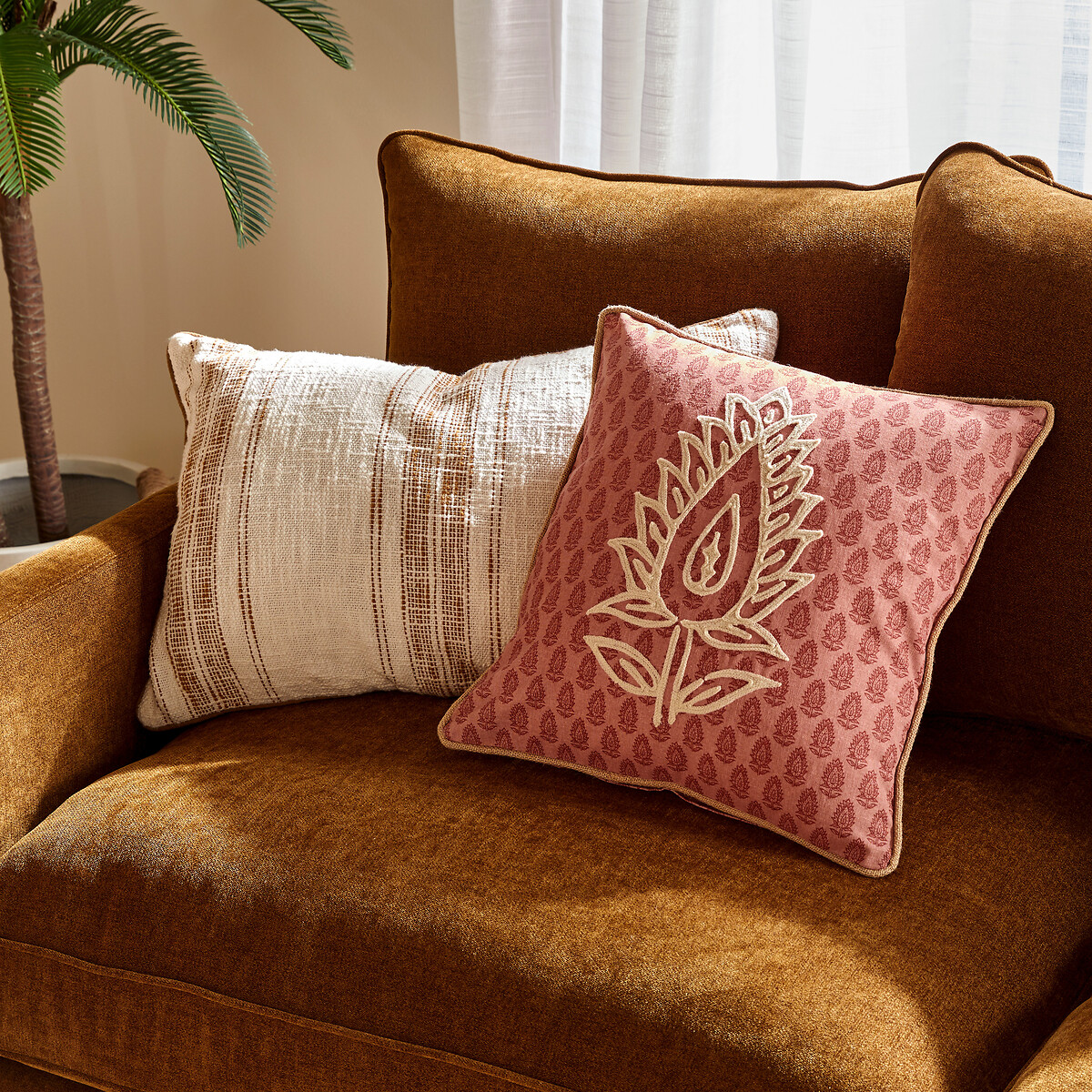 Almofada SIENNA bege 38x58cm