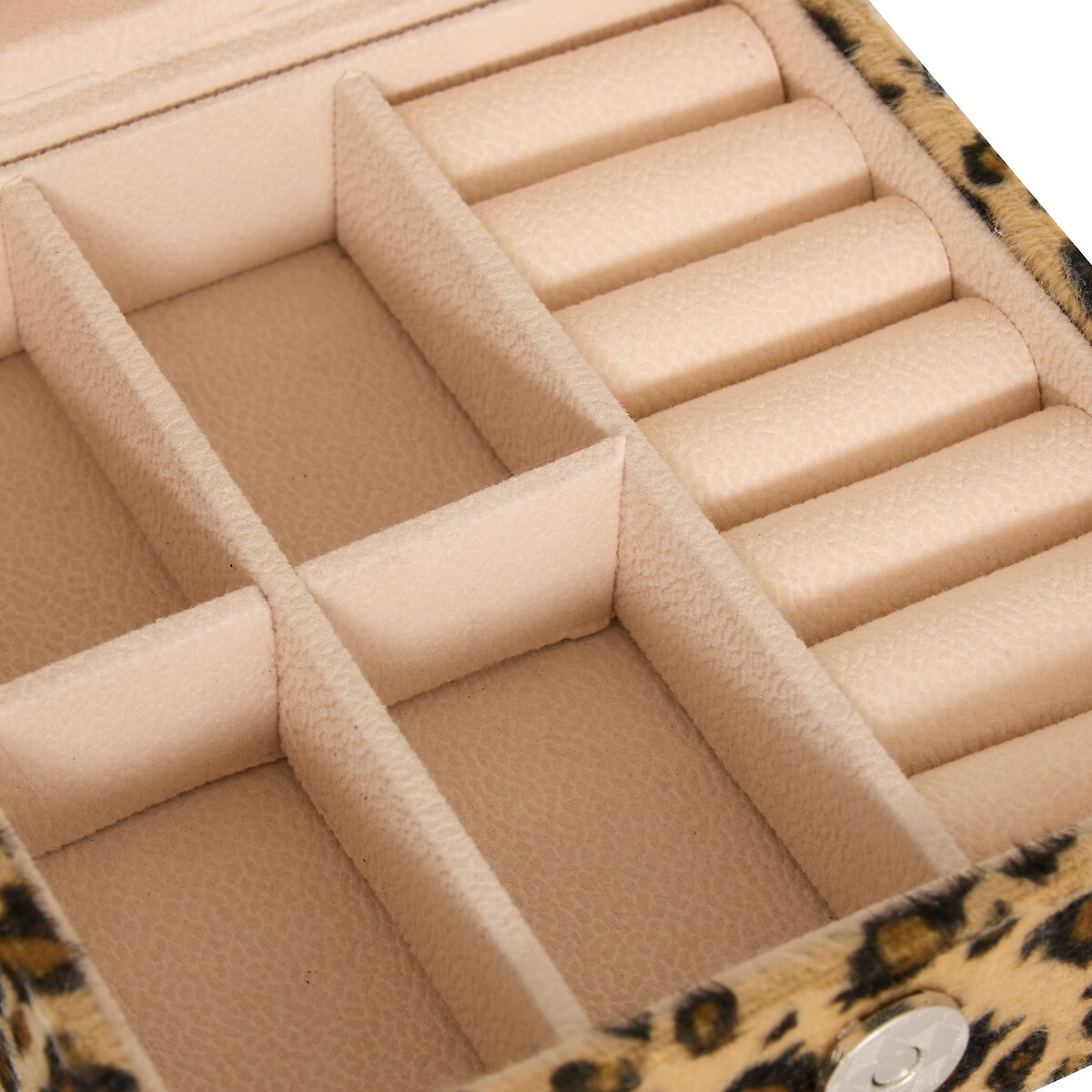 Caixa bijuteria castanho em mdf