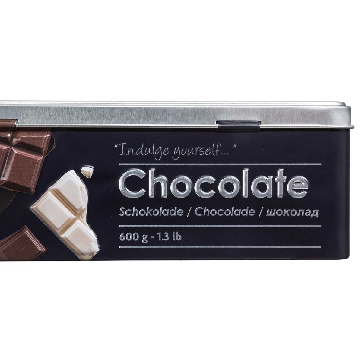 Lata para chocolates