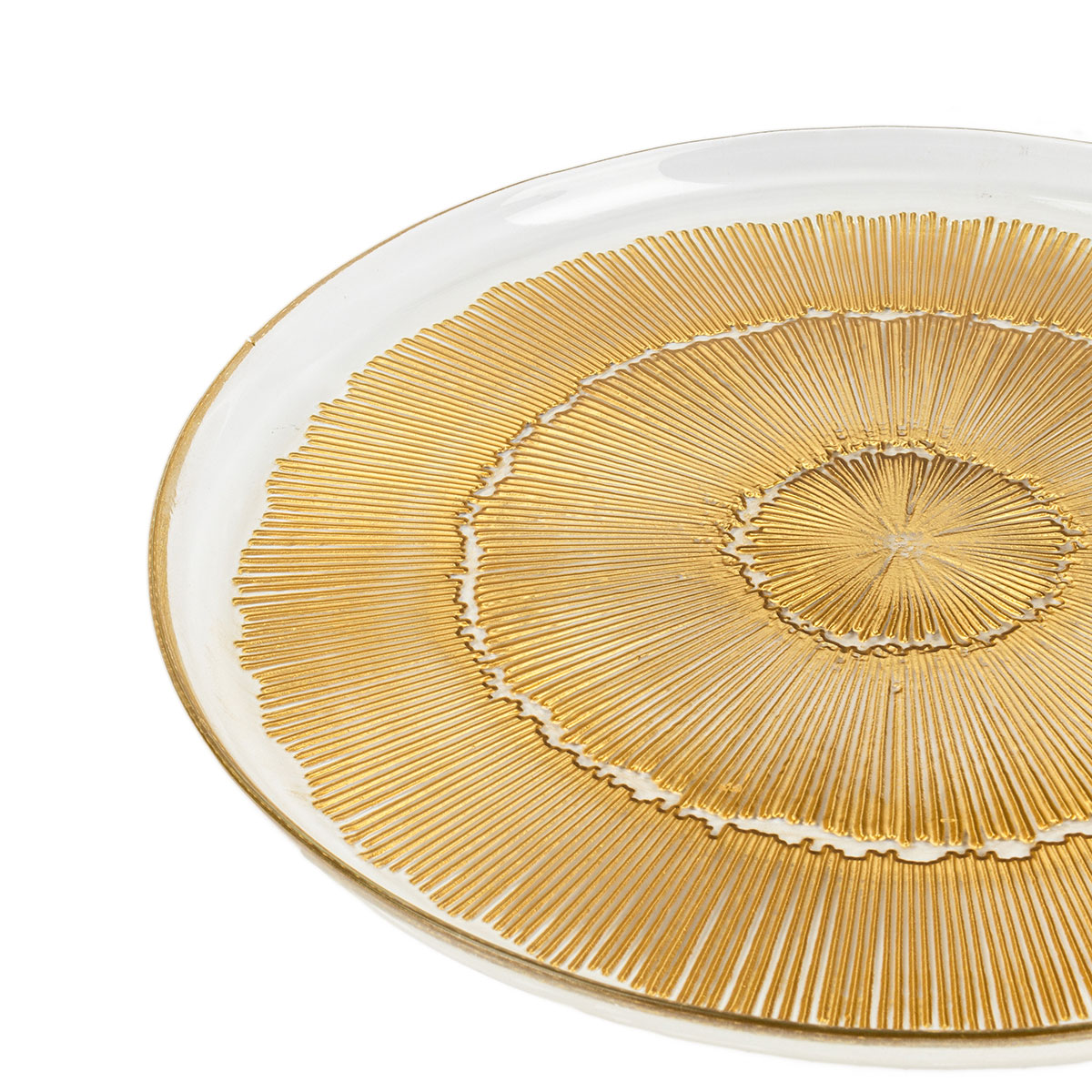 Prato de servir IXXIR em vidro 28cm