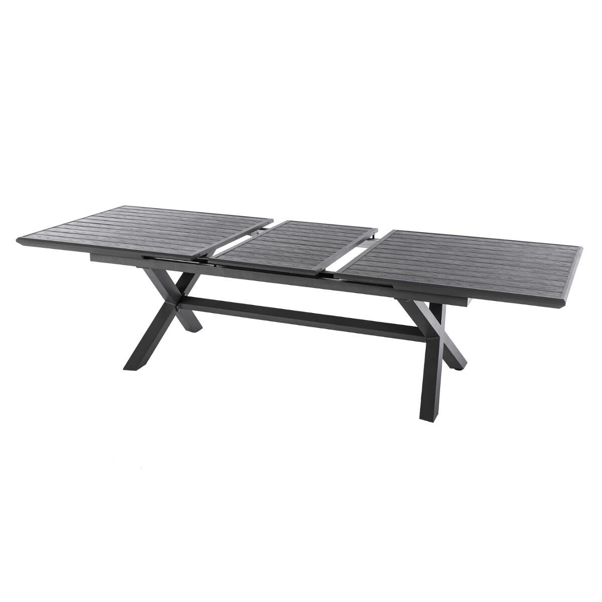 Mesa extens&iacute;vel AXIOME cinza ard&oacute;sia 220-279cm