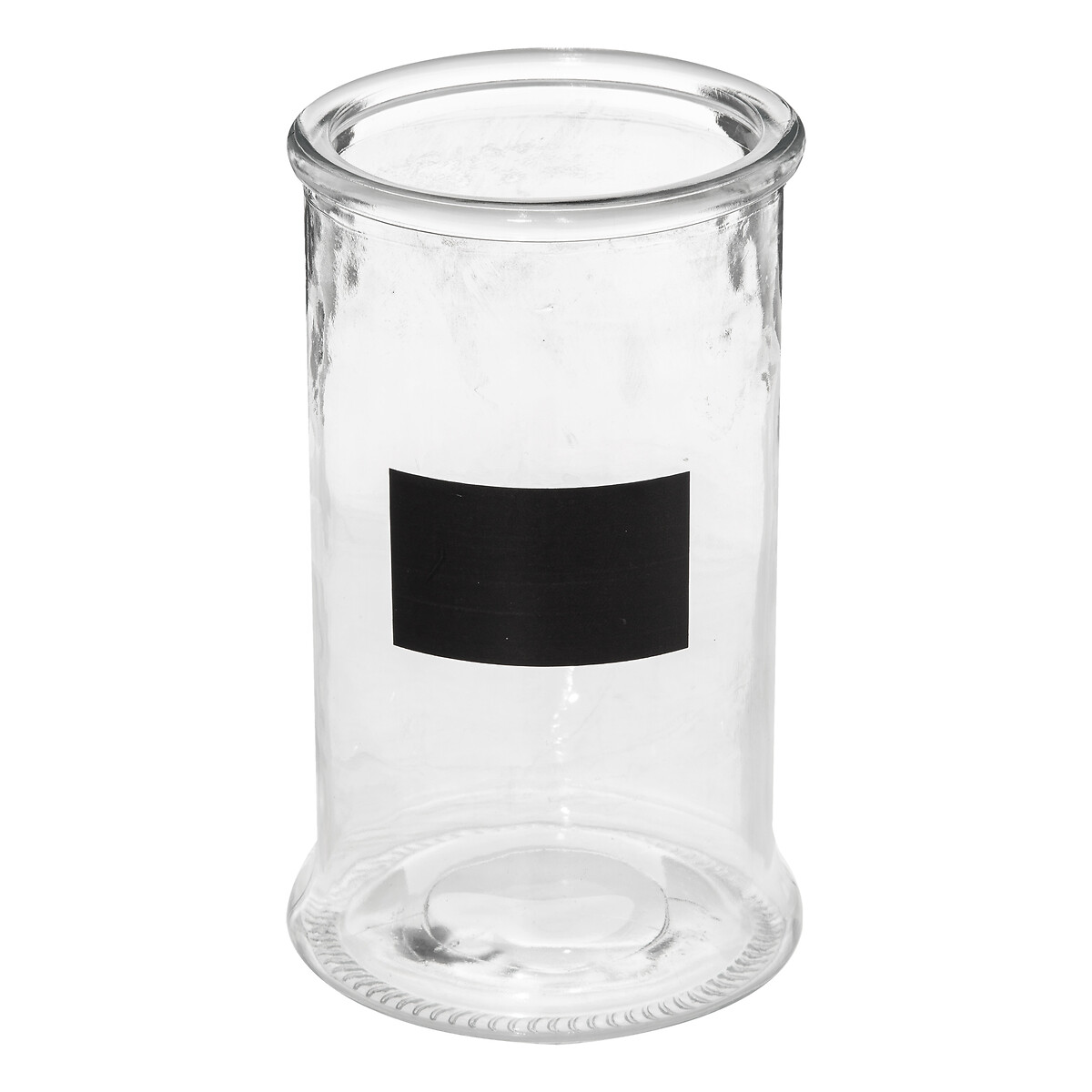 Frasco de vidro 1,6l com etiqueta em ard&oacute;sia