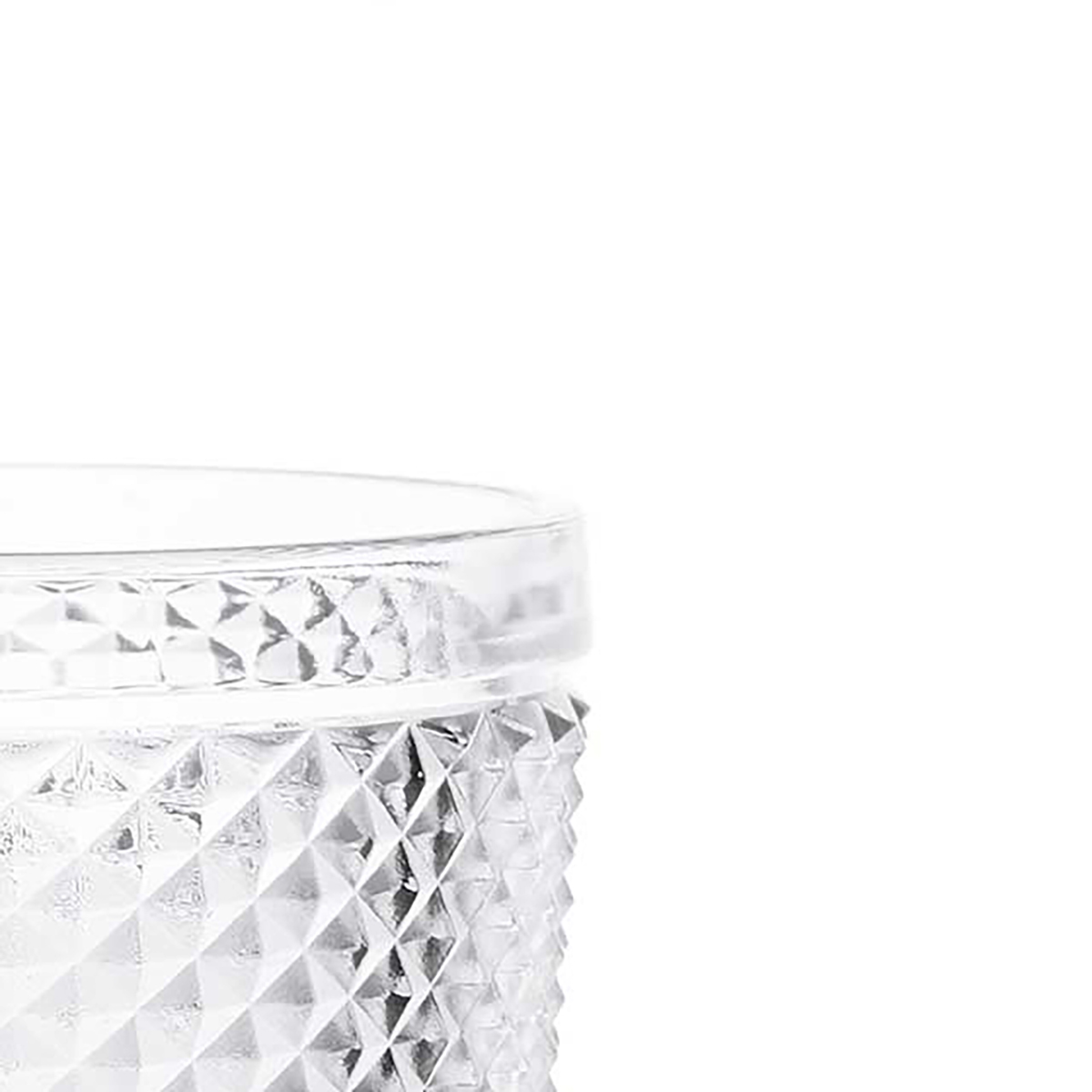 Copo antracite DIAMOND sem p&eacute; de vidro 30cl